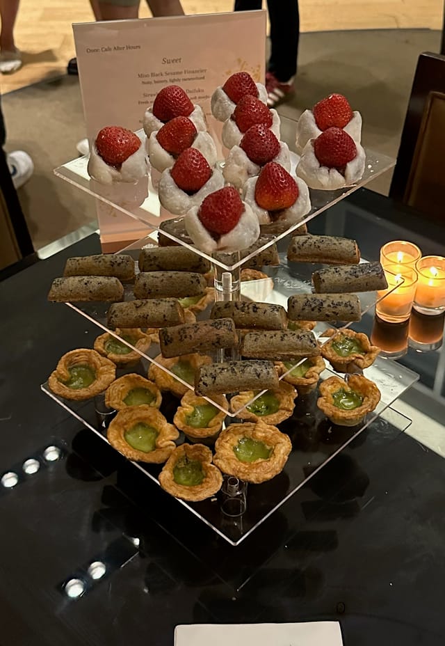 The dessert table at a Once event in New York