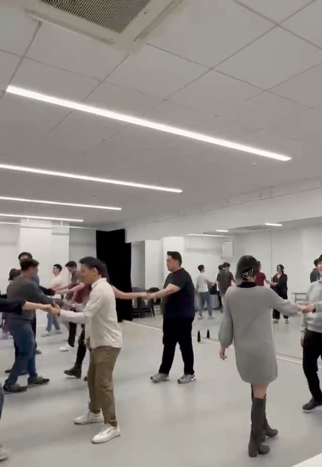 Couples dancing at a Once event in New York